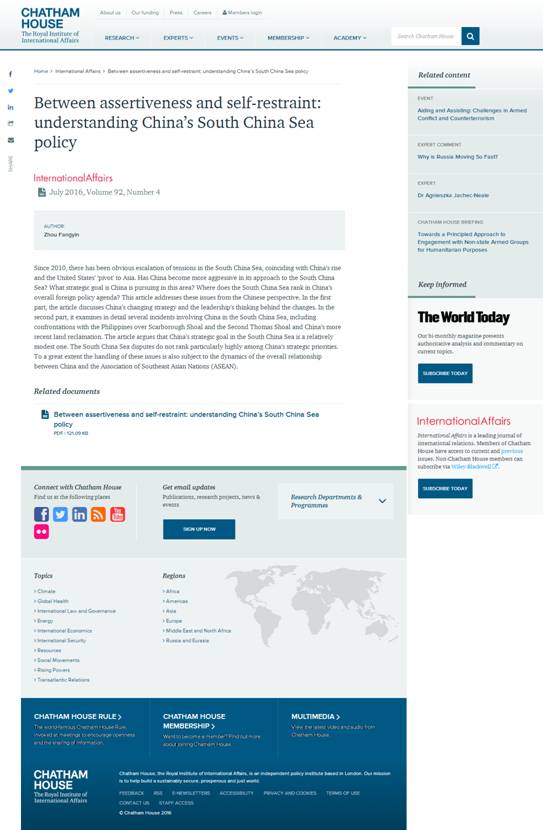 Between assertiveness and self-restraint understa